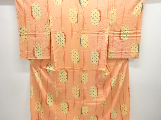 Japanese Kimono / Chirimen Kinsha Combined weave